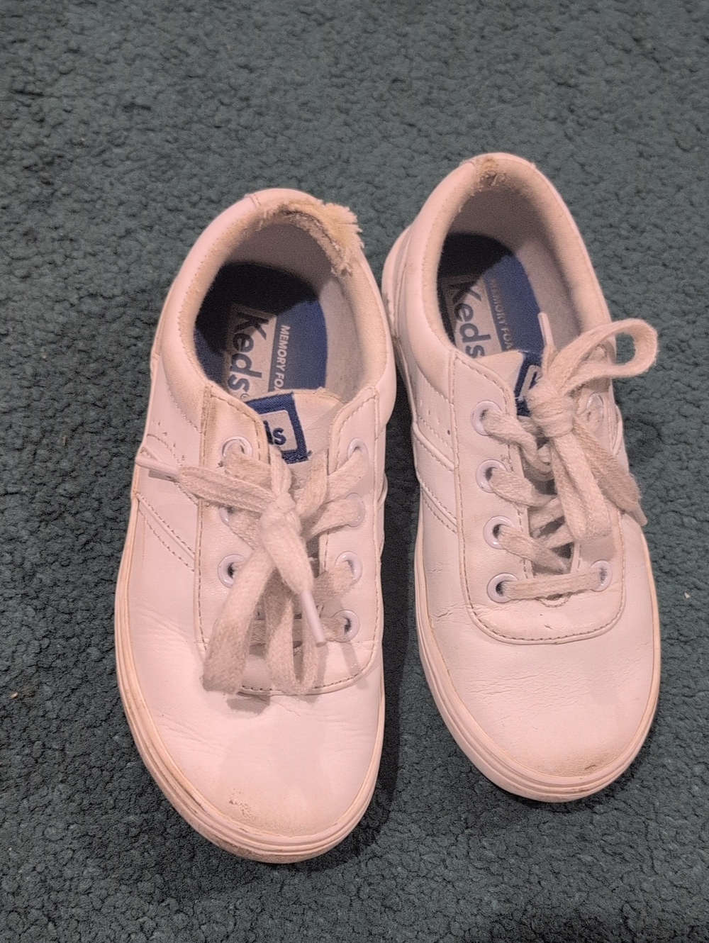 Keds Kids White Low-Top Lace Sneakers Size 11.5m